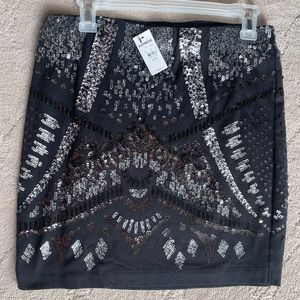 Express sequin miniskirt